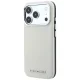 Чехол Karl Lagerfeld Grained Elongated Logo MagSafe для iPhone 17 Pro / 18 Pro, бежевый