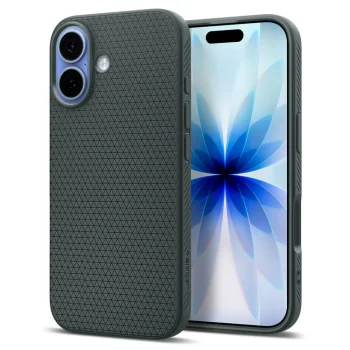 Apple iPhone 17 6.3'' Spigen Liquid Air TPU Case Cover, Green | Чехол Кейс Кабура Бампер для...