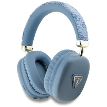 Накладные Bluetooth-наушники Guess 4G Triangle Logo, синие
