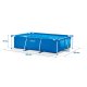 Intex 28272 karkasa baseina komplekts 300 x 200 x 75 cm