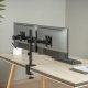 Maclean MC-754N Desk Mount for 2 Monitors, 17-32\", VESA, Black