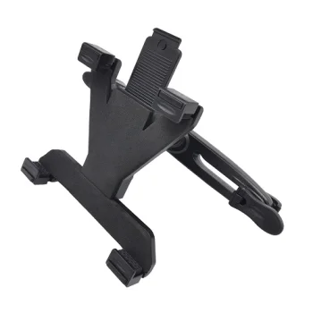 Auto planšetdatora turētājs pie galvas balsta 110-210 mm, melns