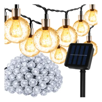 Солнечная гирлянда Gardlov 00024010, 11.6м, 100 LED, IP44, Теплый белый