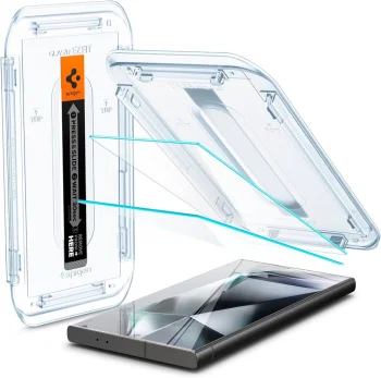 Samsung Galaxy S24 (SM-S921) Spigen "EZ FIT" Tempered Glass Screen Protector 2 pcs. | Защитное Стекло...