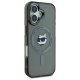 Karl Lagerfeld iPhone 16 Plus Case IML Metal Choupette Head MagSafe, Black