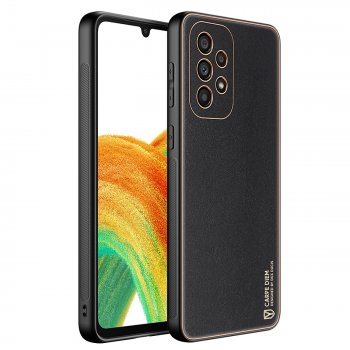 Samsung Galaxy A33 5G (SM-A336) Dux Ducis Yolo Elegant Case Cover, Black | Telefona Maciņš Vāciņš Apvalks Bampers