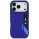 BMW M Silicon Vertical Logo MagSafe Phone Case Cover iPhone 17 Pro - Navy Blue