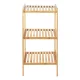 GreenBlue GB321 bambusa vannas istabas plaukts, 3 plaukti, 370x330x780mm