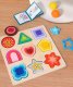 Wooden Shape Sorting Puzzle Educational Montessori Toy for Toddlers
