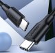 UGREEN USB Type C Data Charging Cable to 0.5m, Black | Lādētājvads Datu Pārraides Kabelis