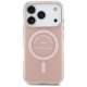 Чехол MagSafe Karl Lagerfeld IML Karl RSG Logo для iPhone 17 Pro — розовый