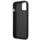 BMW iPhone 14 Plus vāciņš Leather Stamp, melns