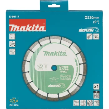 Makita D-80117 DIAMAK Diamond Cutting Disc 230x22.23 mm