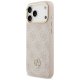 Guess 4G Strass Logo & Big Strap Metal Buttons MagSafe Phone Case Cover iPhone 17 Pro Max - Pink