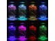 Zemūdens Ūdensizturīga Bezvadu LED Akvārija Baseina Ūdens Gaisma Lampa ar Pulti 10 LED RGB | Waterproof Wireless...