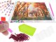 Diamond Mosaic Embroidery Kit Painting 5D Running Horses 40x30 cm