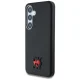 Чехол DKNY Leather Heart of NY для Samsung Galaxy S25, черный