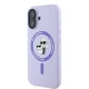 Karl Lagerfeld Silicone Karl&Choupette MagSafe Case for iPhone 16 - Purple