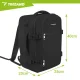Дорожный рюкзак для ручной клади Trizand 40x25x20 см 20 л, черный