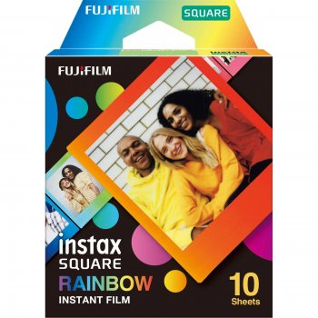 Momentfoto Fujifilm instax Square Film Rainbow (10 gb.) | Instant Film