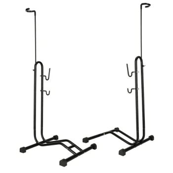 Rallex saliekams velosipēda statīvs, 16-27.5", melns