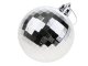 Shatterproof Christmas Tree Baubles Set 6cm, 36 pcs, Silver/White