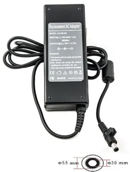 Зарядное устройство Extra Digital для SAMSUNG 90W (19V, 4.74A)