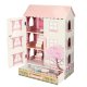 Lulilo Papilio Large 3-Story Wooden Dollhouse 80cm, Pink