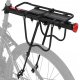 Universāls velosipēda aizmugurējais alumīnija bagāžnieks, Melns | Bicycle Rear Aluminum Trunk Rack