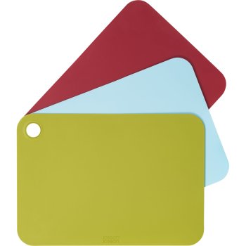 Joseph Joseph Pop 3-Piece Flexible Chopping Mat Set, Multi-Colour