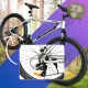 Bakalu TOXIC SILVER kalnu velosipēds MTB 26, sudraba