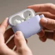 AmazingThing Glamour maciņš AirPods Pro 3 austiņām ar karabīni, violets
