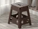 Saliekams taburete - soliņš 39 cm, melns