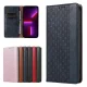 Чехол-книжка для iPhone 14 Plus Magnet Strap Case с подставкой и ремешком, синий