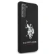 Samsung Galaxy S21 (SM-G991) US Polo Silicone Logo Case Cover (USHCS21SSLHRBK), Black | Чехол Кейс...