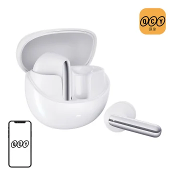 Bezvadu TWS austiņas QCY AilyBuds Pro HT10 ANC baltas
