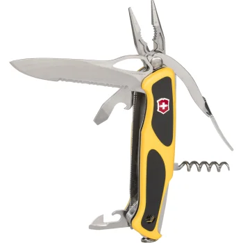 Карманный нож Victorinox Ranger Grip Boatsman, желтый/черный