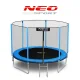 Садовый батут Neo-Sport с внешней сеткой и лестницей, 312 см (10ft)