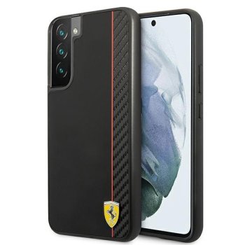 Ferrari tālruņa vāciņš On Track Stripe Carbon Melns