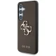 Чехол Guess Grained Big 4G Logo для Samsung Galaxy S25 Plus коричневый