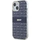 Чехол DKNY для iPhone 15 IML Mono & Stripe MagSafe, синий