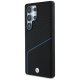 Чехол BMW Leather Textured and Smooth MagSafe для Samsung Galaxy S25 Ultra Черный