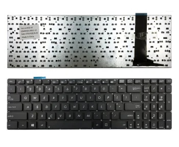 Asus N56, N76, G56, N550 sērijas klaviatūra, melna (US)