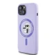 Karl Lagerfeld Silicone Karl&Choupette Heads Ring MagSafe vāciņš iPhone 15, Violets