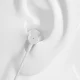 Dudao ausīs ievietojamas austiņas ar vadības pulti un mikrofonu, 3,5 mm mini džeks, sudraba (X10 Pro sudrabs)