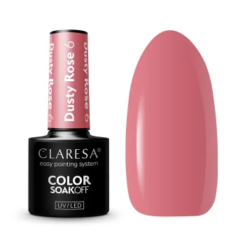 Гель-лак Claresa Dusty Rose 6, 5 г