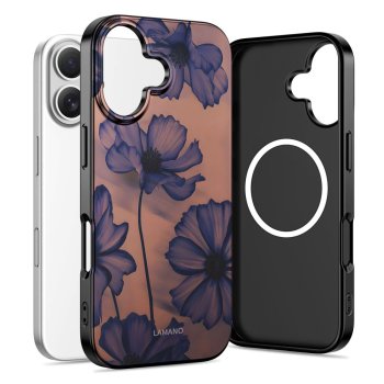 Tech-Protect Lamano MagSafe aizsargvāciņš iPhone 17 – brūni‑violets | Phone Case Cover