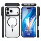3Mk Protection iPhone 17 Pro Max vāciņš Satin Armor MagCase, caurspīdīgs melns