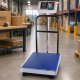 Electronic Platform Scale 50x40 cm, 300 kg, Silver/Blue