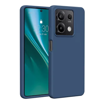 Etteri Silicone Case vāciņš Xiaomi Redmi Note 13 5G, tumši zils